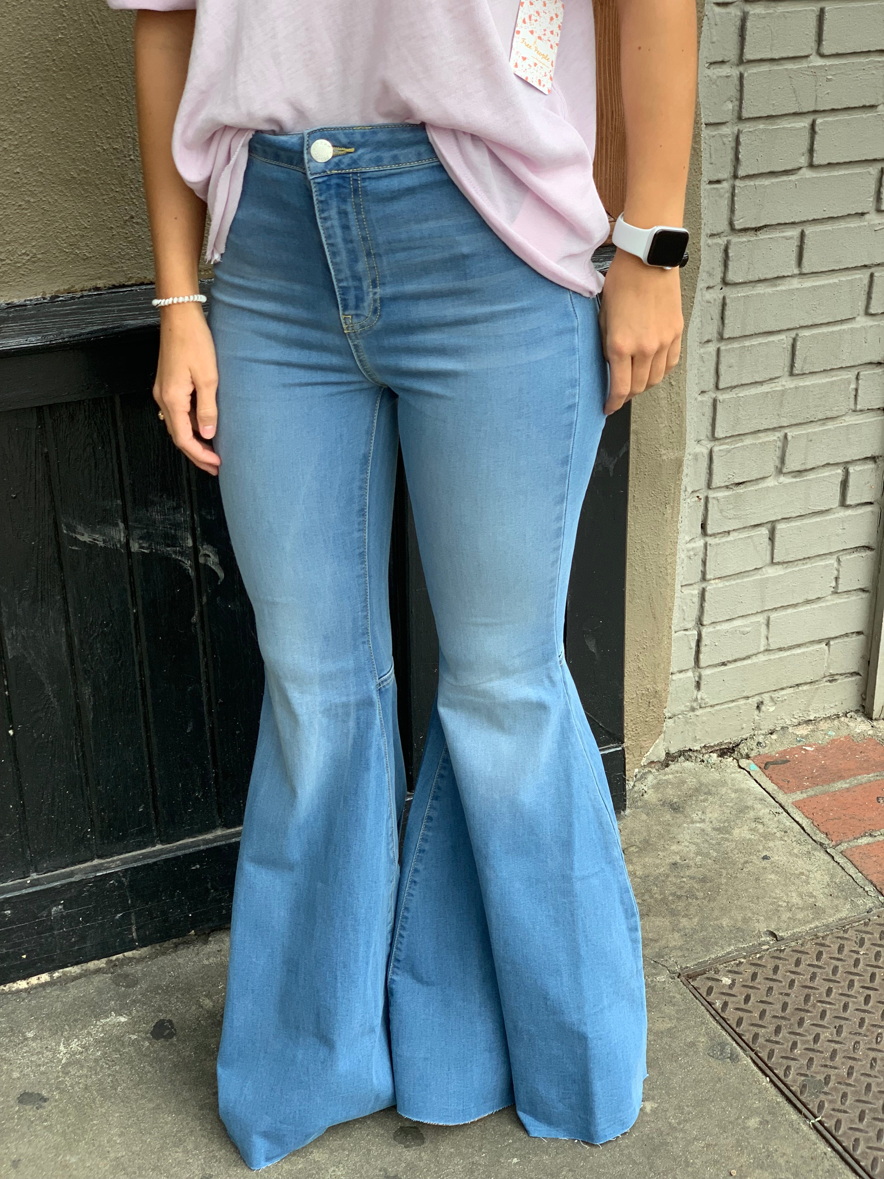 just float on flare jeans