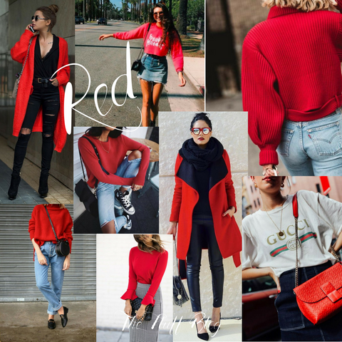 Red fashion trend