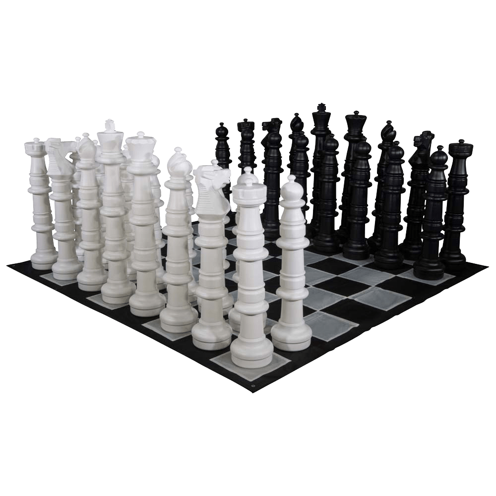 Giant Chess Set Rental 49 Inch Tall King With Mat Megachess