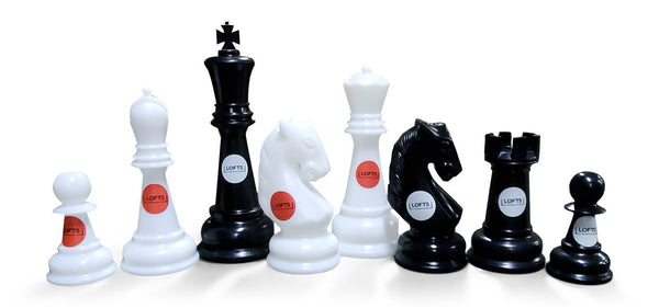 MegaChess Custom 24 Inch Fiberglass Giant Chess Set