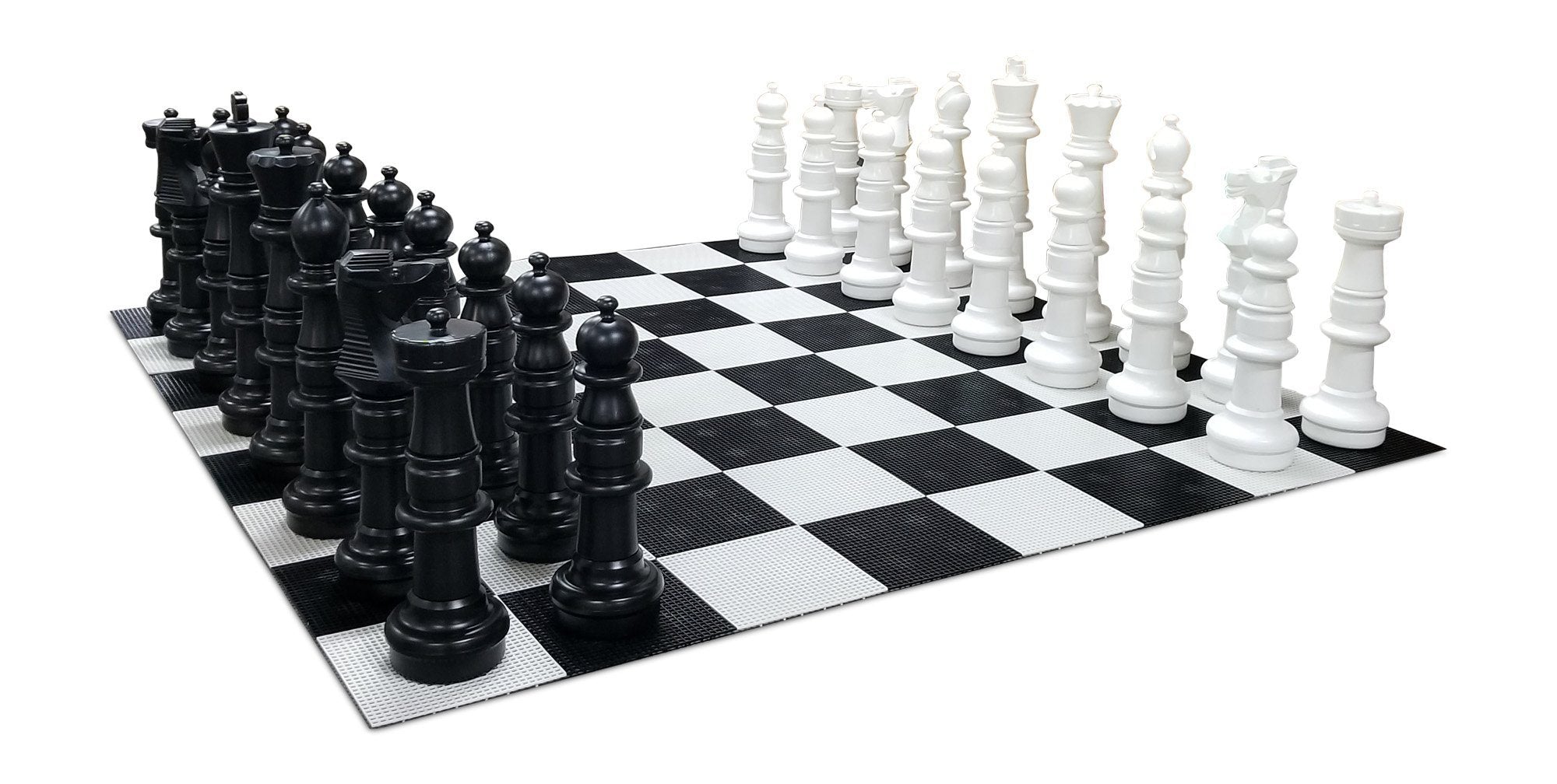 MegaChess 37 Inch Plastic Giant Chess Set with Plastic Board