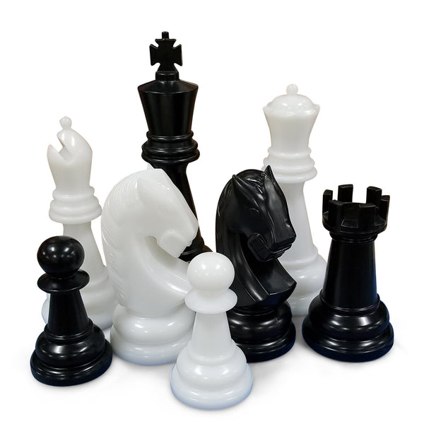 KING CHESS PIECE- BLACK, Matte Black Finish on Resin - accents