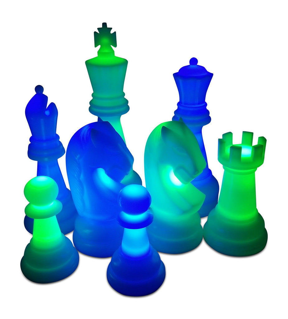 The Perfect 26 Inch Plastic Light Up Giant Chess Set