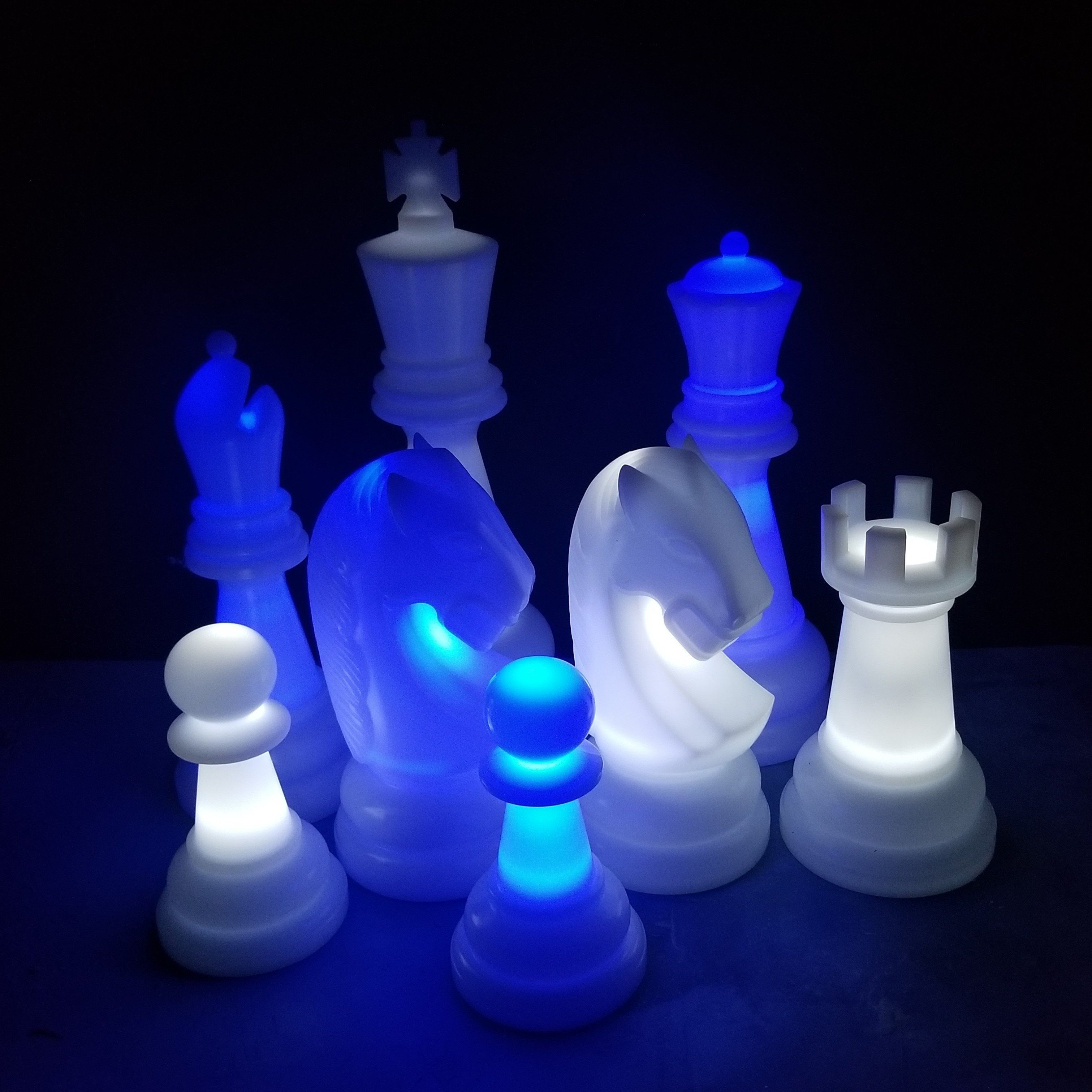 The Perfect 26 Inch Perfect Light-Up Giant Chess Set - Option 2 - Night Time Only Set