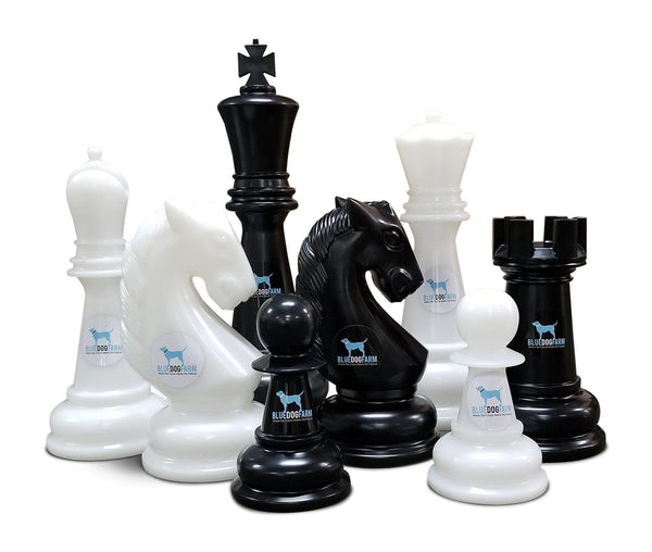 Chess Set 42 x 42 cm 165 x 165 in in Blue Color Large -  Portugal