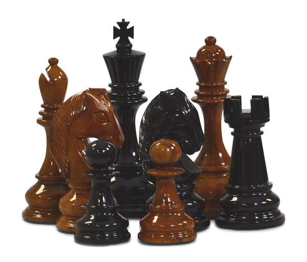 Giant Chess MegaBox Teak Board With 4 Inch Squares