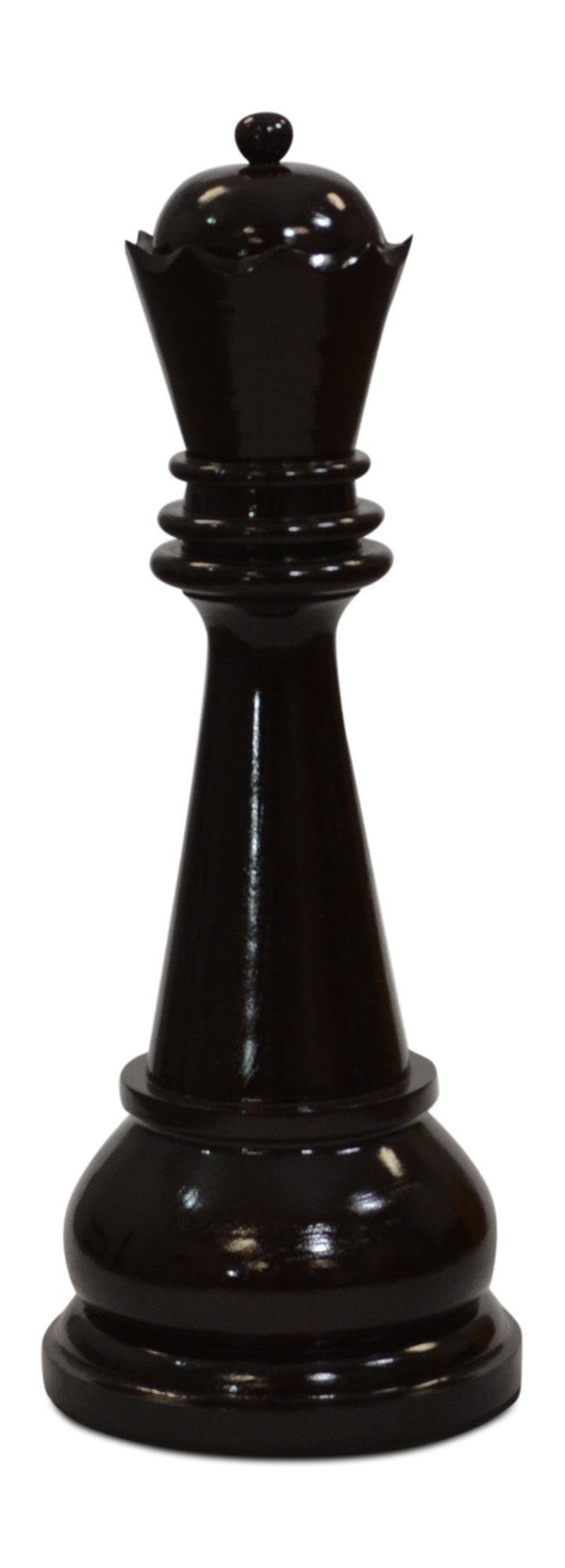 MegaChess 36 Inch Black Perfect Queen Giant Chess Piece