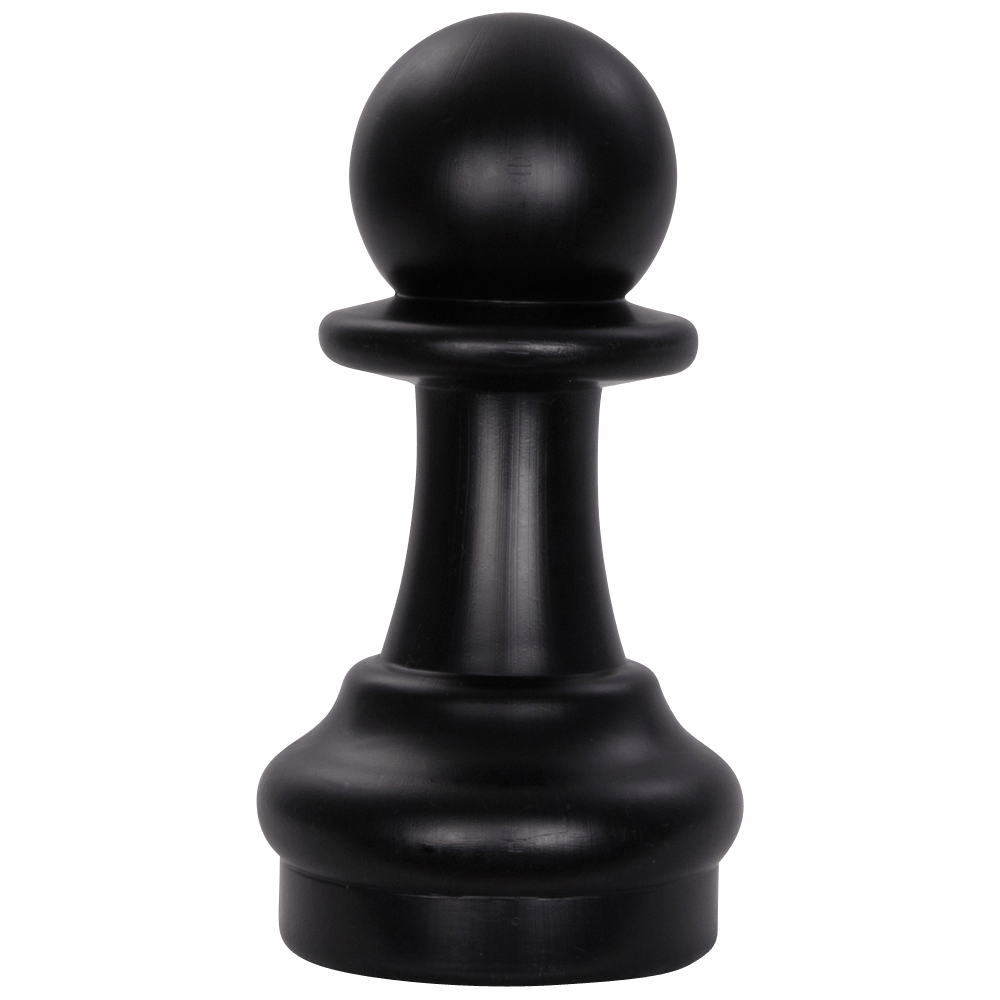 Giant Chess Piece 9 Inch Dark Plastic Pawn