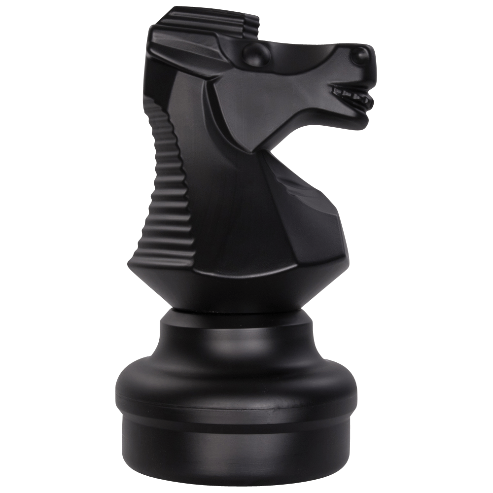 MegaChess 18 Inch Dark Plastic Knight Giant Chess Piece
