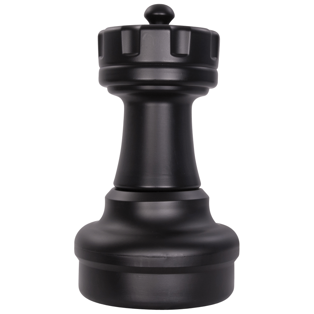 MegaChess 17 Inch Dark Plastic Rook Giant Chess Piece