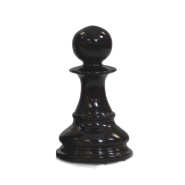 Giant Chess Piece 10 Inch Light Teak Queen