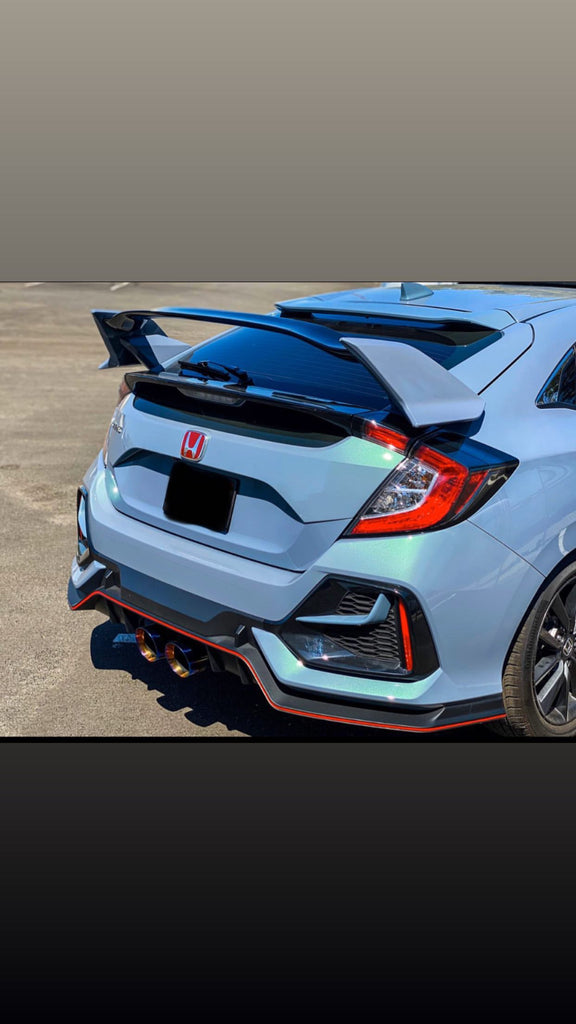 civic type r rear diffuser