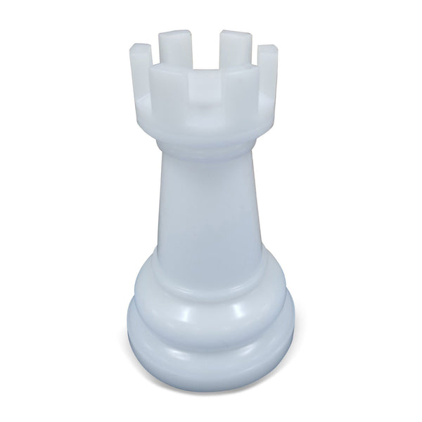 MegaChess 42 Inch White Fiberglass Rook Giant Chess Piece