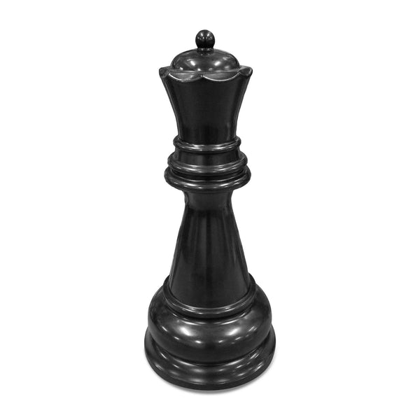 MegaChess 36 Inch Black Premium Plastic Queen Giant Chess Piece