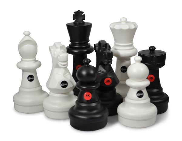 MegaChess Individual Plastic Chess Piece - Pawn - 16 Inches Tall - Black,  White, or Red - Not Intended for Home Decor