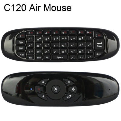 Clavier De Télécommande Sans Fil Et Rechargeable 2.4G, Air Mouse Pour Android, TV Et Box Computer Noir - Beewik-Shop.com