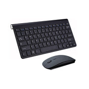 Pack clavier-souris Mini multimédia sans fil 2.4G pour ordinateur portable, Mac, PC de bureau / couleur Noir - Beewik-Shop.com