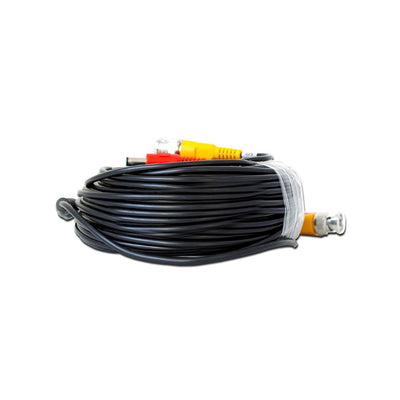 Câble BNC de 30M, Adaptateur DC pour DVR et Accessoires pour caméras de vidéosurveillance , Câble d'alimentation vidéo BNC de couleur noir - Beewik-Shop.com