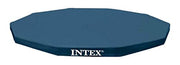 Intex Bâche de protection pour Tubulaire ronde Bleu 366 x 366 x 25 cm 28031 - Beewik-Shop.com