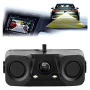 Caméra de recul avec un système de radar pour le recul des voitures - Noir - Beewik-Shop.com