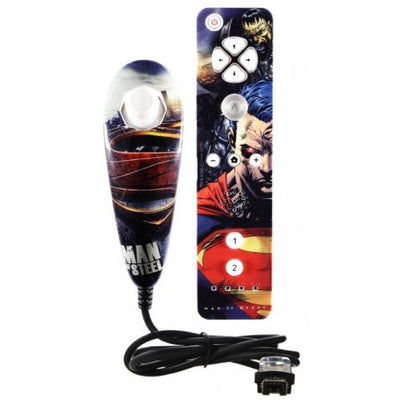 Télécommande + Manette Nunchuk 'Superman' pour Nintendo WiiU - Beewik-Shop.com