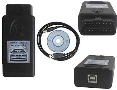 Interface BMW Scanner V1.4 K+DCAN K-Can OBD OBD2 OBDII- Valise Elm DIAGNOSTIQUE - Beewik-Shop.com