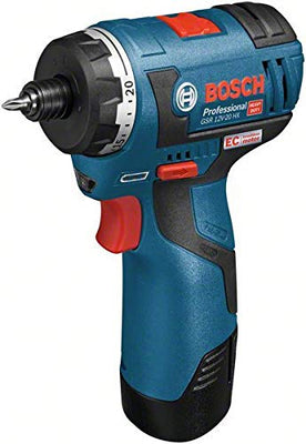 Bosch 06019D4105 GSR 12V-20 HX Professional Perceuse-visseuse sans fil 2 x 3,0 Ah Li-Ion 12 V Noir, Bleu - Beewik-Shop.com