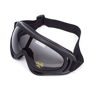 Lunettes de Protection Masque de Visage Incassable Anti-UV Coupe-Vent Anti-Poussière Anti-Sable Anti-Brouillard pour Activités Extérieurs Vélo Moto Cross VTT ATV Ski Équitation ( Lentille Noir ) - Beewik-Shop.com