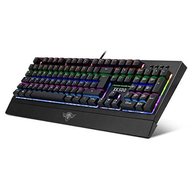 SPIRIT OF GAMER CLAVIER GAMING MECANIQUE RGB XPERT-K500/ Anti-Ghosting avancé N-Key Rollover avec 6 touches/ Switch Victory K500 Brown/ RGB Gaming Arena - Beewik-Shop.com