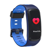 NO.1 F5 Fitness Tracker Bracelet - 0.96 Inch OLED Screen, Bluetooth 4.0, Multi-sport Mode, Heart Rate, Blood Pressure (Blue) - Beewik-Shop.com