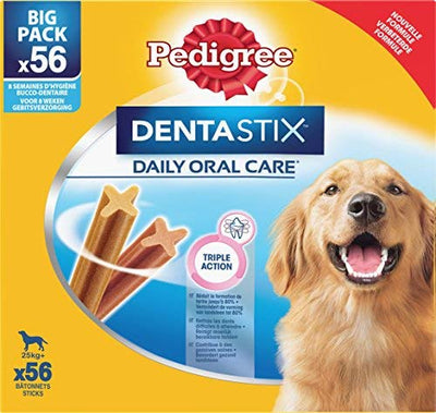Pedigree Dentastix - Friandises pour Grand Chien - 56 Sticks Hygiène Bucco-Dentaire - Beewik-Shop.com