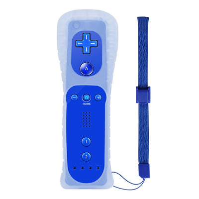 Pekyok Télécommande Wii, XW17 télécommande sans Fil avec étui en Silicone et dragonne pour Nintendo Wii et Wii U-Bleu foncé - Beewik-Shop.com