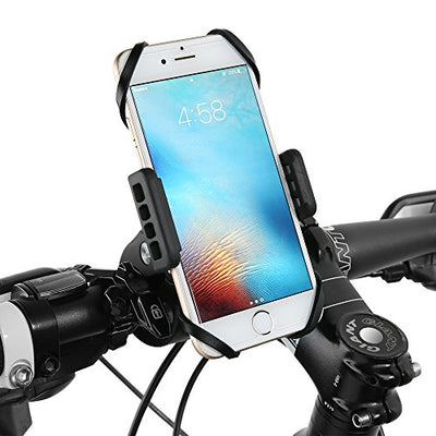 Support Téléphone Moto Vélo VTT Trottinette Scooter Siroflo Support Telephone Moto Rotatif à 360 Degrés Compatible avec iPhone 7 7 Plus 6 6 Plus iPhone SE, Samsung Galaxy S8 S7 S6 J5 A5, Wiko, HTC, Huawei etc. - Beewik-Shop.com