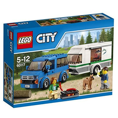 LEGO - 60117 - City - Jeu de construction - La Camionnette et sa Caravane - Beewik-Shop.com