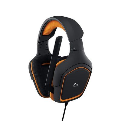 Logitech G231 Casques Gaming Stéréo Prodigy avec Micro pour PC, Xbox One et PS4 - Noir/Orange - Beewik-Shop.com