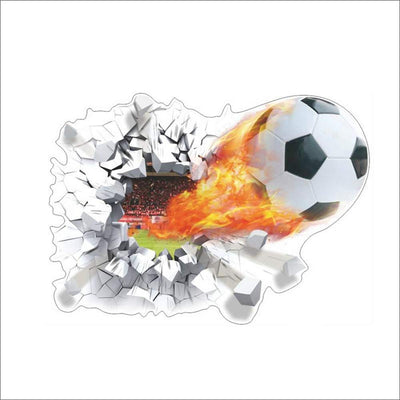 QTXINGMU par Football Mural Décoration D'Effet 3D De Salon Décorations Stickers Muraux Art Mural Bricolage Affiches PVC 2 - Beewik-Shop.com