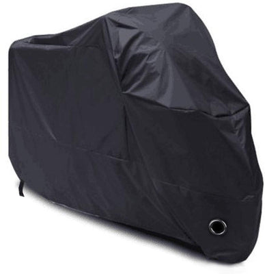 Housse de Protection pour Moto –LIHAO, une Couverture Imperméable en Polyester 190T pour Moto, Scooter, Taille: XL, Couleur: Noir - Beewik-Shop.com