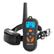 Meloive Collier de Dressage pour Chien Rechargeable et IP67 Étanche avec Distance de 400m avec Mode Vibration, Choc Electrique, Sonore. - Beewik-Shop.com