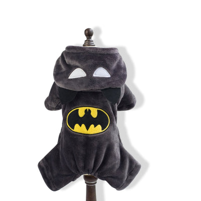 PETCUTE Manteaux d'hiver Chiens Halloween Chien Vêtements Chauds Costume de Batman Animaux de Compagnie Manteau Costume de Chiot - Beewik-Shop.com