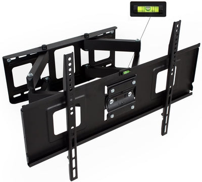 TecTake Support Mural TV Max 120 kg Universel inclinable et pivotant pour écrans Plats Vesa Max. 600 x 400 32-65