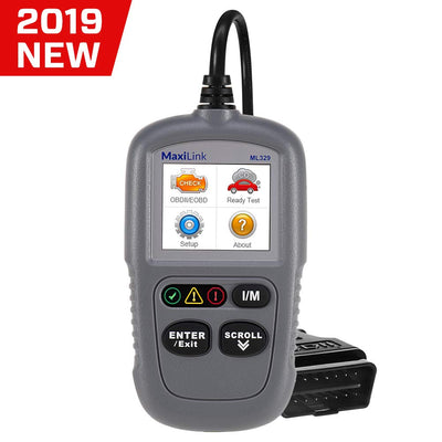 Autel ML329 Outil de Diagnostic Voiture Scanner OBD2 / Can Lecteur de Code de Défauts de Moteur avec I/M Brevetés en Un Clic et AutoVin - Beewik-Shop.com