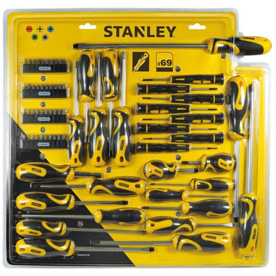 Stanley STHT0-62139 Jeu de 69 tournevis et embouts - Beewik-Shop.com