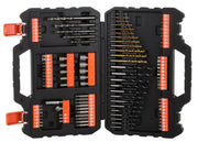 Black + Decker A7200-XJ Set de forets et douilles 109 pièces - Beewik-Shop.com