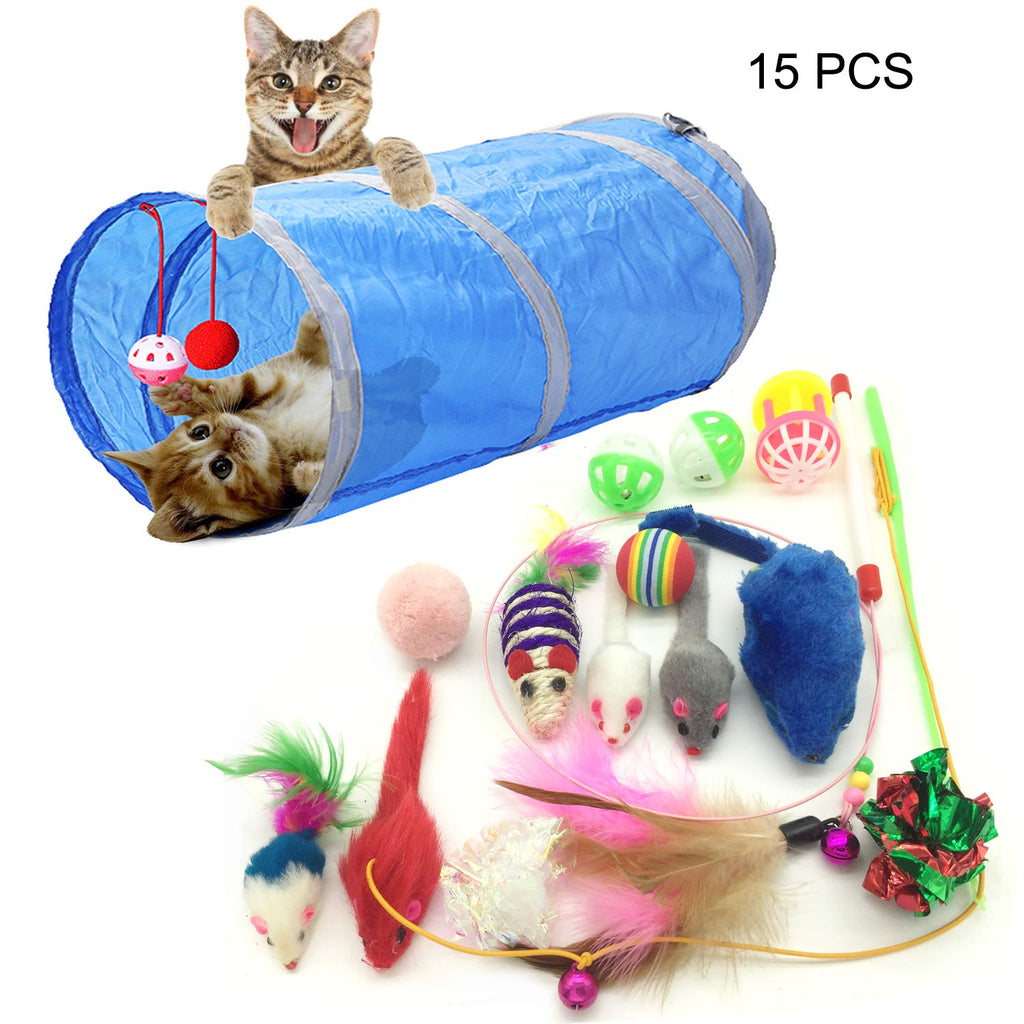 Pietypet Jouets Chat Jouet Pour Chat Animaux Domestiques Toys Pour Chat Chaton Minou 15 Pieces Beewik Shop