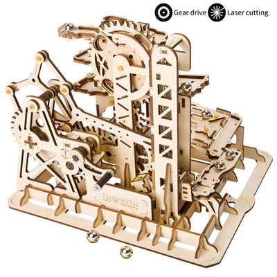 ROKR mécanique Gears Kit de Construction de Bricolage Kit de Construction de modèle mécanique avec des Boules pour Les Adolescents et Les Adultes (Tower Coaster) - Beewik-Shop.com