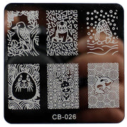 Watopi Modèle de bricolage Nail Art Stamp Stamp estampage des plaques Modèle de manucure - Beewik-Shop.com