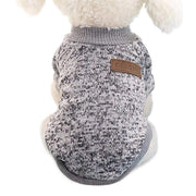 Idepet Chien de Compagnie Chien Pull, Chaud Chien Pulls Cat vêtements, Polaire Animal de Compagnie Manteau pour Chiot Petit Moyen Grand Chien, Rose et Gris (m, Gris) - Beewik-Shop.com