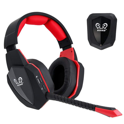 Casque sans fil optique avec USB de 2.4G, adapté pour PS4 Xbox et PC, coussinet souple et confortable avec sonore de haute qualité sonore - Beewik-Shop.com