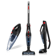 Deik Aspirateur sans fil, pratique 2 en 1 Aspirateur Aspirateur à Main (sans sac, batterie lithium 2200 mAh Power 22,2 V, brosse électrique accessoires inclus), noir [Classe énergétique A] - Beewik-Shop.com