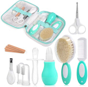 NEWSTYLE Trousse de Soin Bébé Set,12 pcs Kit de Soin Bébé ensemble Infirmière nouveau-né Bébé Clou Cheveux Soins de santé Des gamins Toilettage Brosse Trousse - Beewik-Shop.com